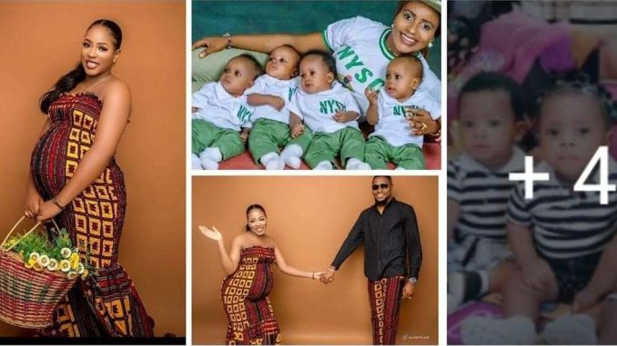 Congratulations In The Air As Corp Member Passes Out From NYSC With Quadruplet(Photos)