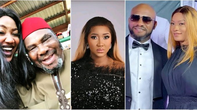 Drama as Judy Austin deletes Pete Edochie’s birthday post after he hailed May in viral interview.