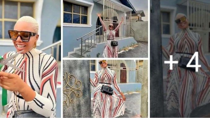 PHOTOS: Actress Nancy Isime Builds A Beautiful Mansion Worth Over N100M For Her Parents