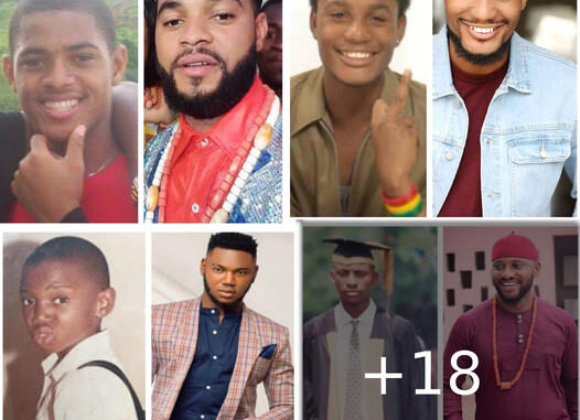 See How 30 Nigeria Celebrities Looked Like Before Fame (Photos)